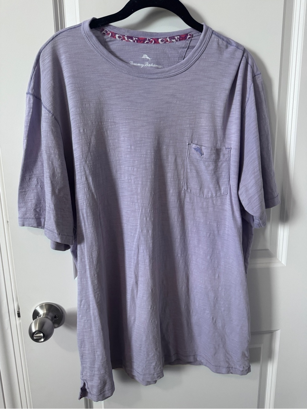 Tommy Bahama Bali Beach Crew T-shirt Lavender-Men’s Large